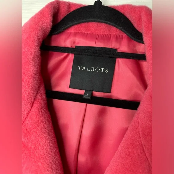 Talbots Pink Trench Coat - Picture 7 of 7